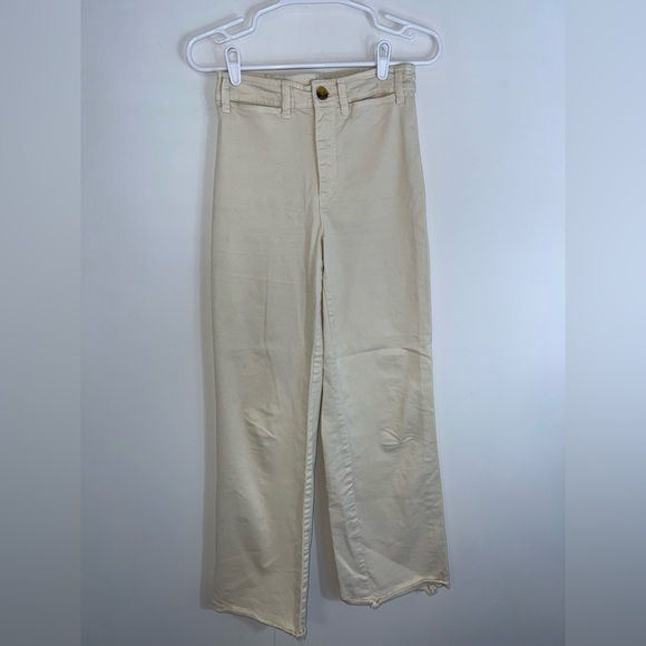 Marine Layer Pants Loose Wide leg Khakis girls size 14 - Picture 1 of 12